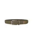 Robert Charles Woven Elastic Belt | 1005 Moss