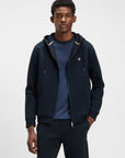 BOSS Spence Zip Up Hoodie | Dark Navy