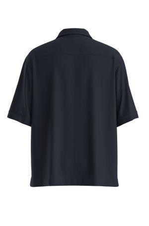 BOSS ORANGE Lapoully Short Sleeve Shirt | Dark Blue