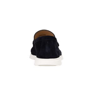 BOSS Sienne Suede Loafer | Navy