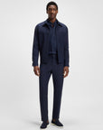 BOSS Sienne Suede Loafer | Navy