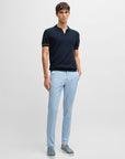 BOSS Sienne Suede Loafer | Denim Blue