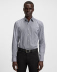 BOSS Hank Shirt | Navy Stripe