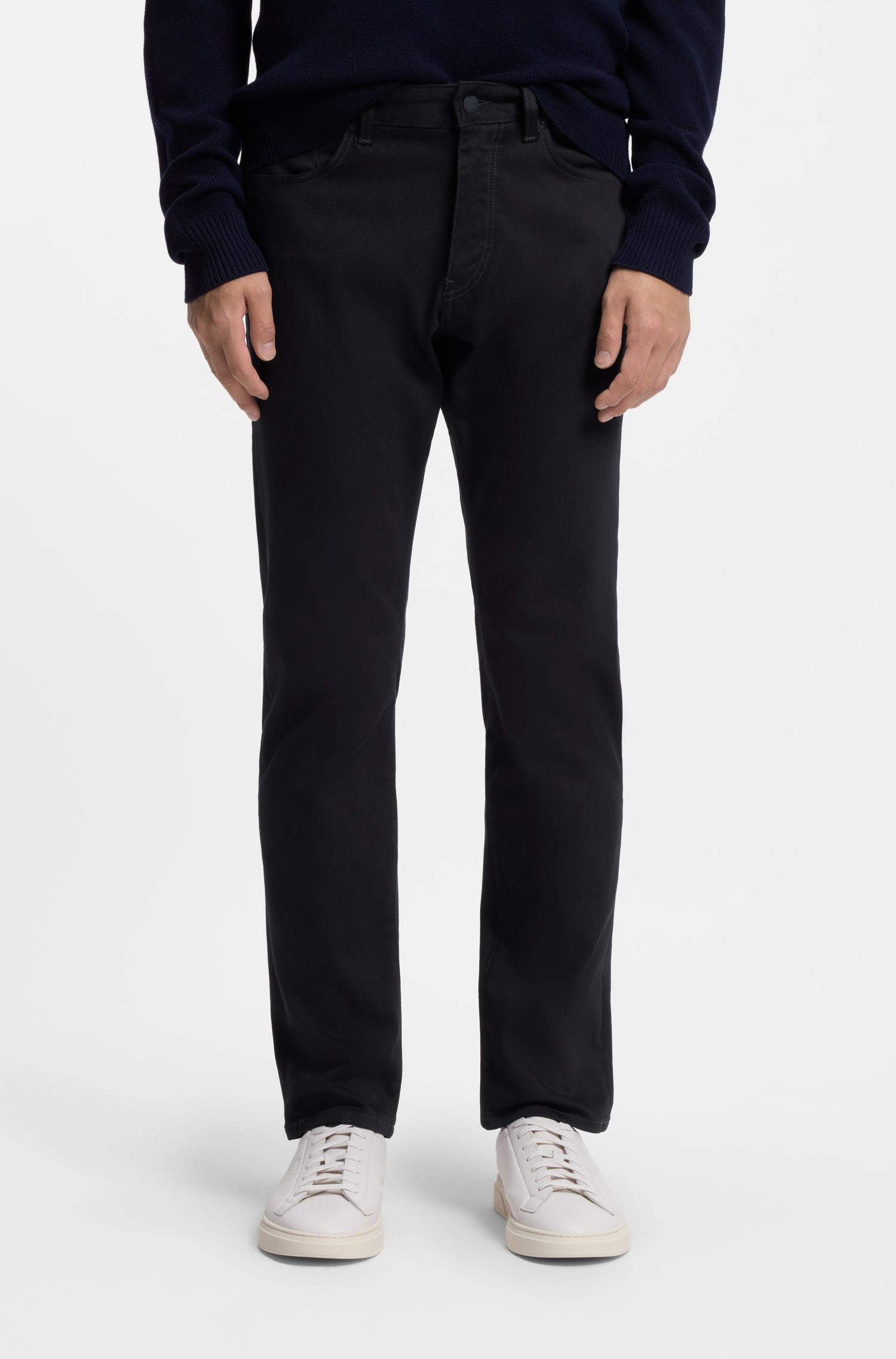BOSS P-Delaware Slim Fit Pants | Navy 954