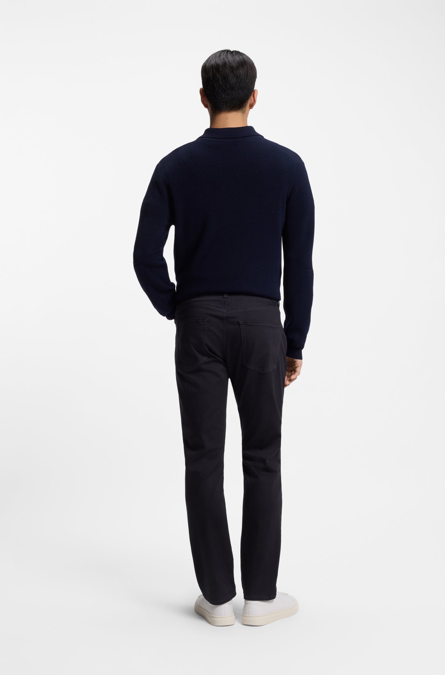 BOSS P-Delaware Slim Fit Pants | Navy 954