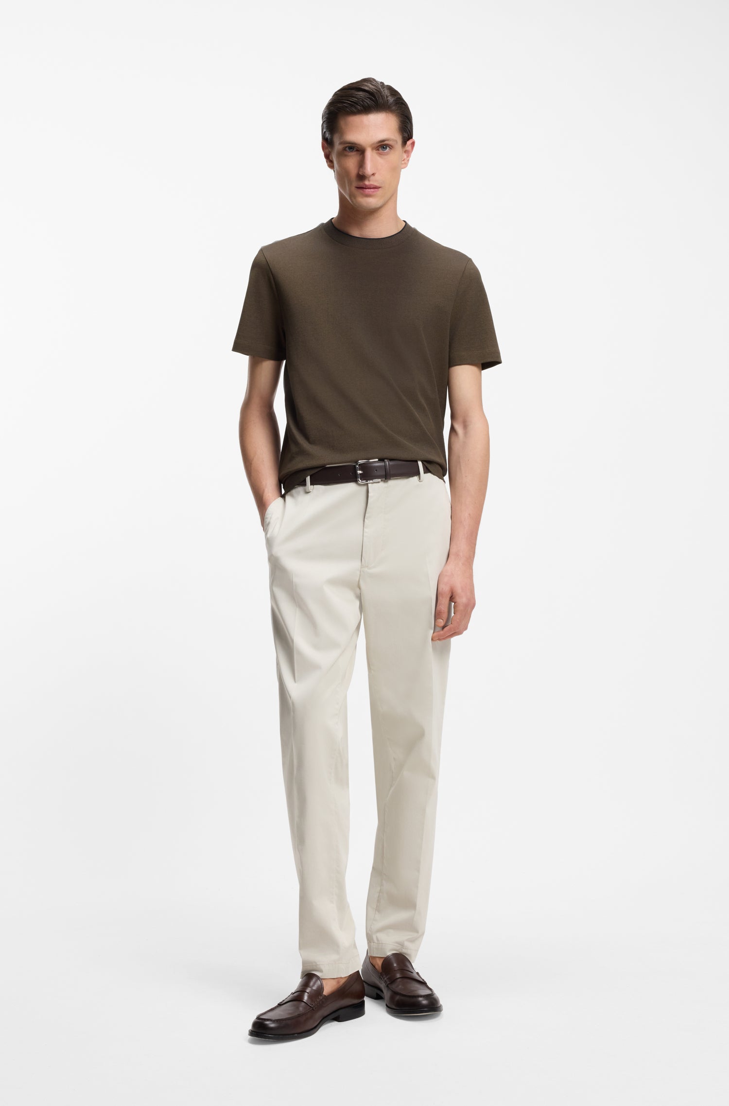 BOSS Thompson Tee Shirt | Mocha