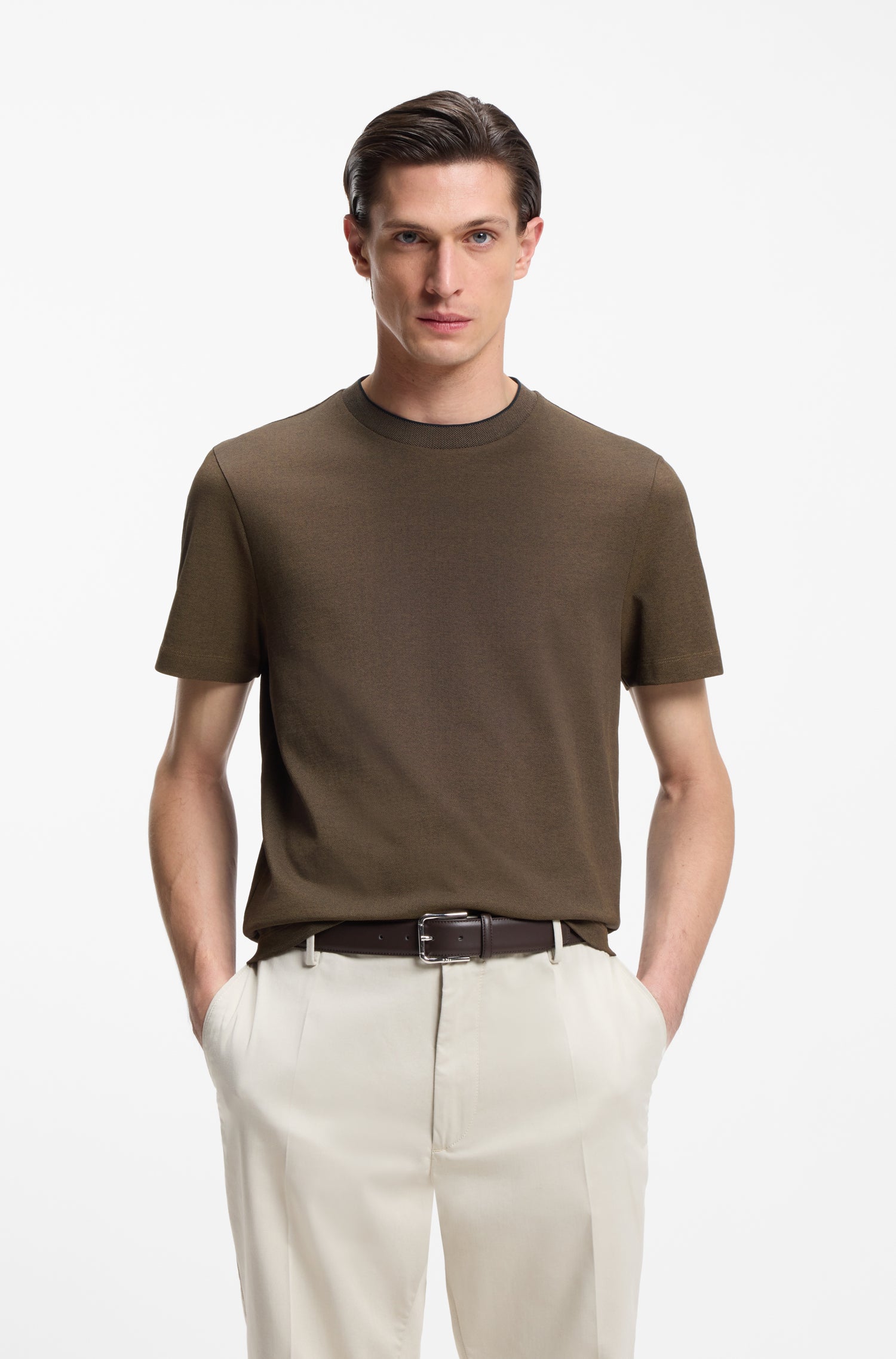 BOSS Thompson Tee Shirt | Mocha