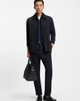 BOSS Carper Stretch Overshirt Jacket | Navy
