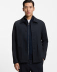 BOSS Carper Stretch Overshirt Jacket | Navy