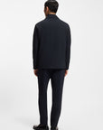BOSS Carper Stretch Overshirt Jacket | Navy