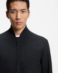 BOSS P-Hanry Zip Up Bomber Jacket | Navy
