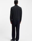 BOSS P-Hanry Zip Up Bomber Jacket | Navy