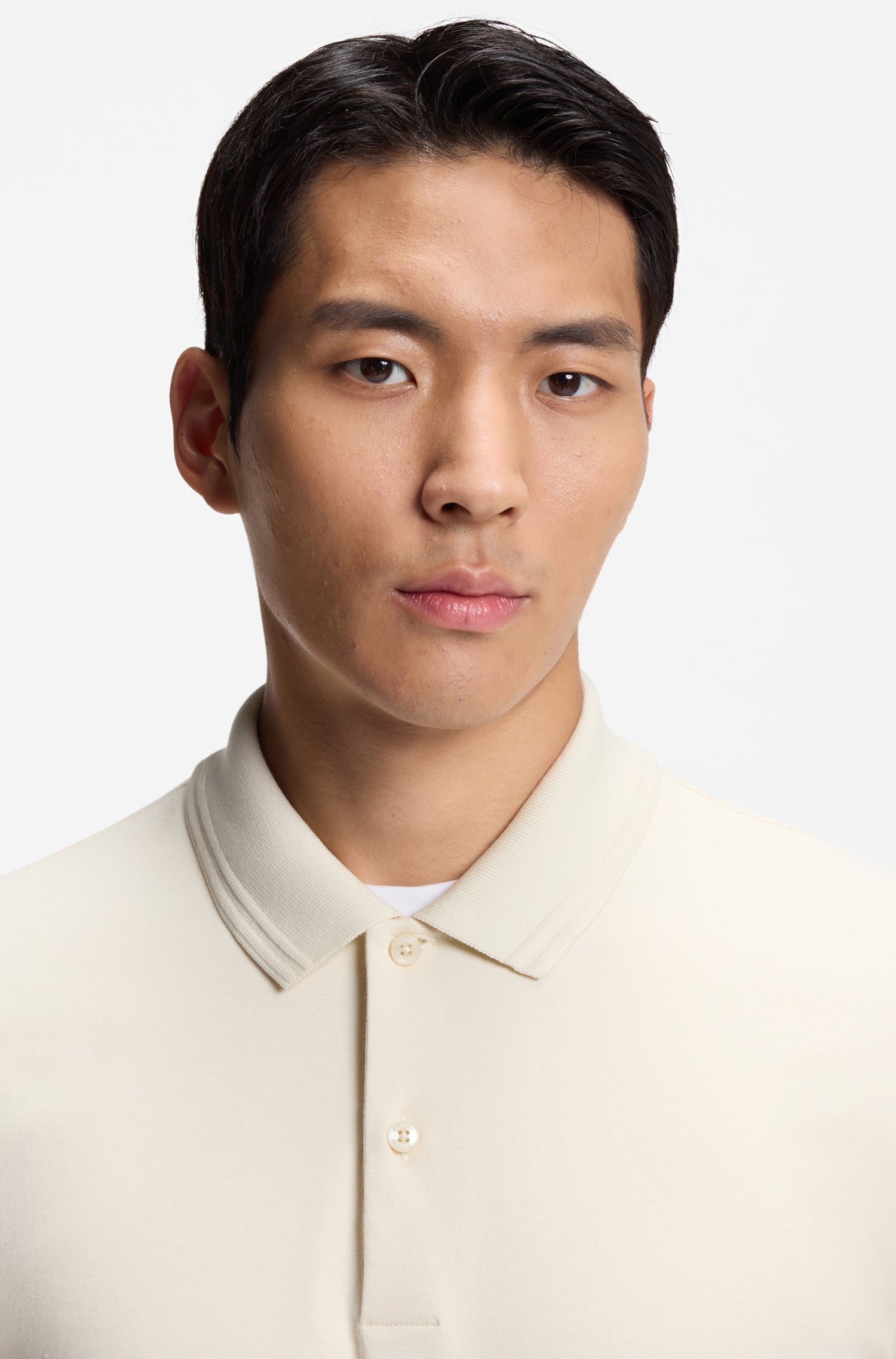 BOSS Parlay Polo | Open White