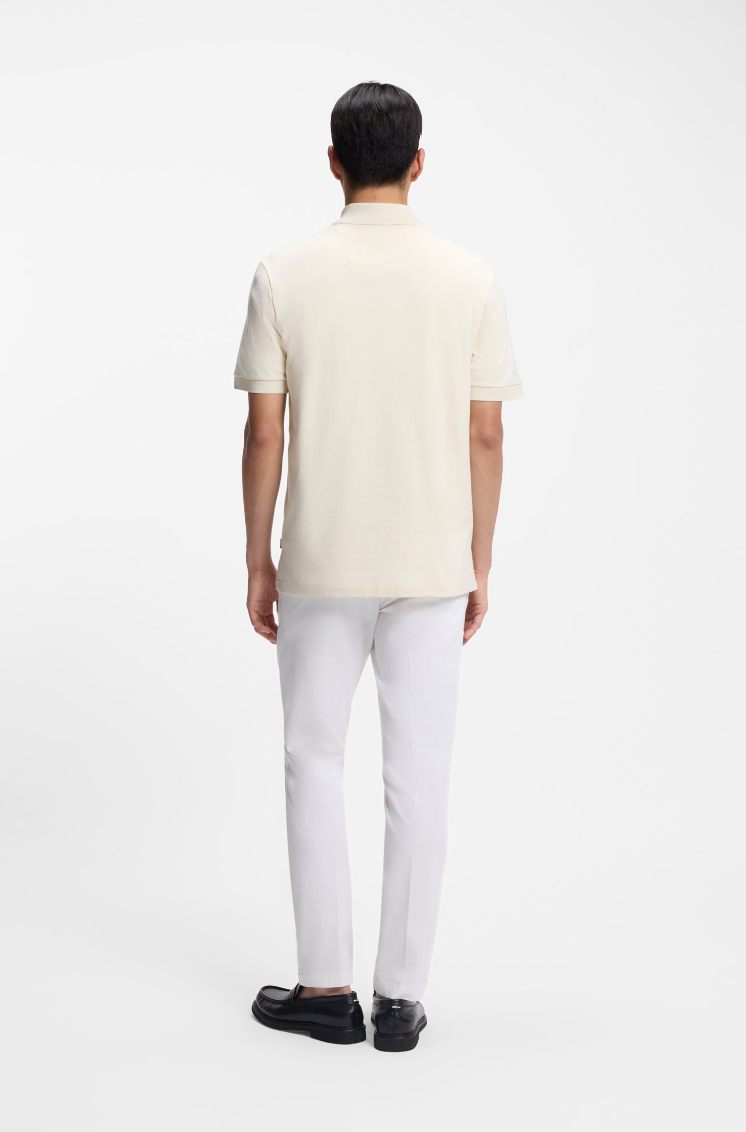BOSS Parlay Polo | Open White
