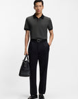 BOSS Parlay Textured Polo | Black