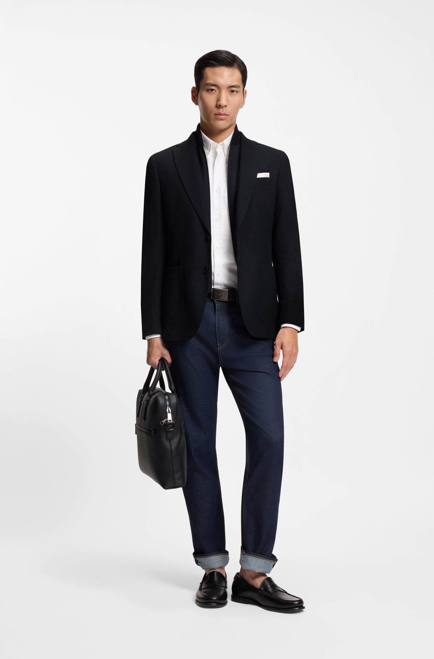 BOSS Hutson Bib Blazer | Dark Blue