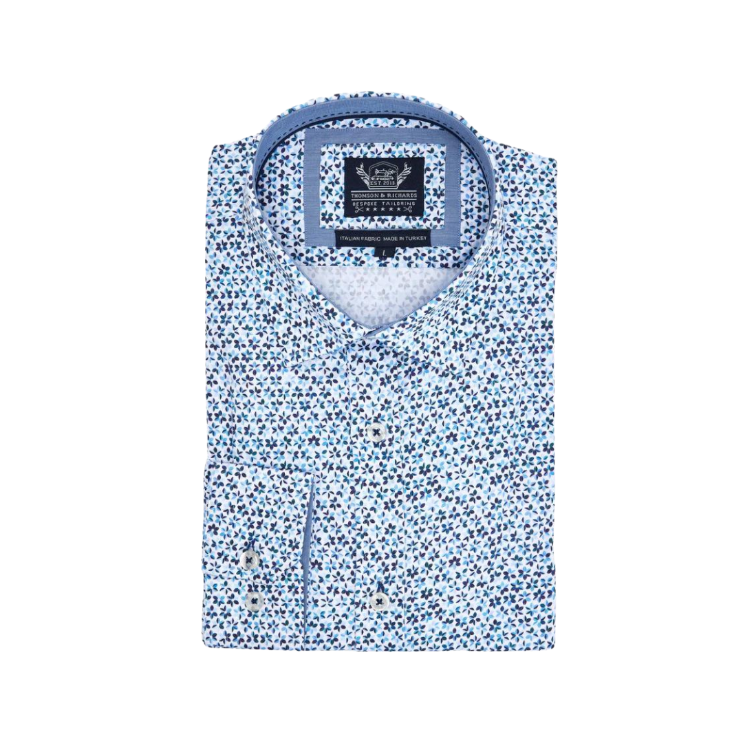 Thomson &amp; Richards Degea Shirt | Blue White