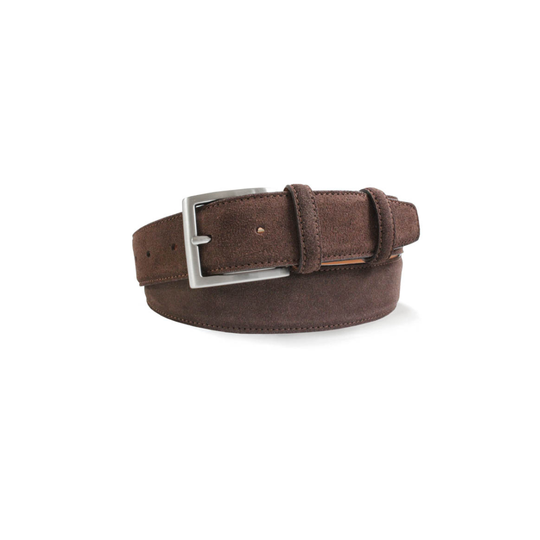 Robert Charles Leather Belt | 1511 Chesnut Suede