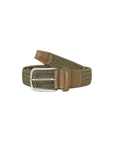 Robert Charles Woven Elastic Belt | 1005 Moss