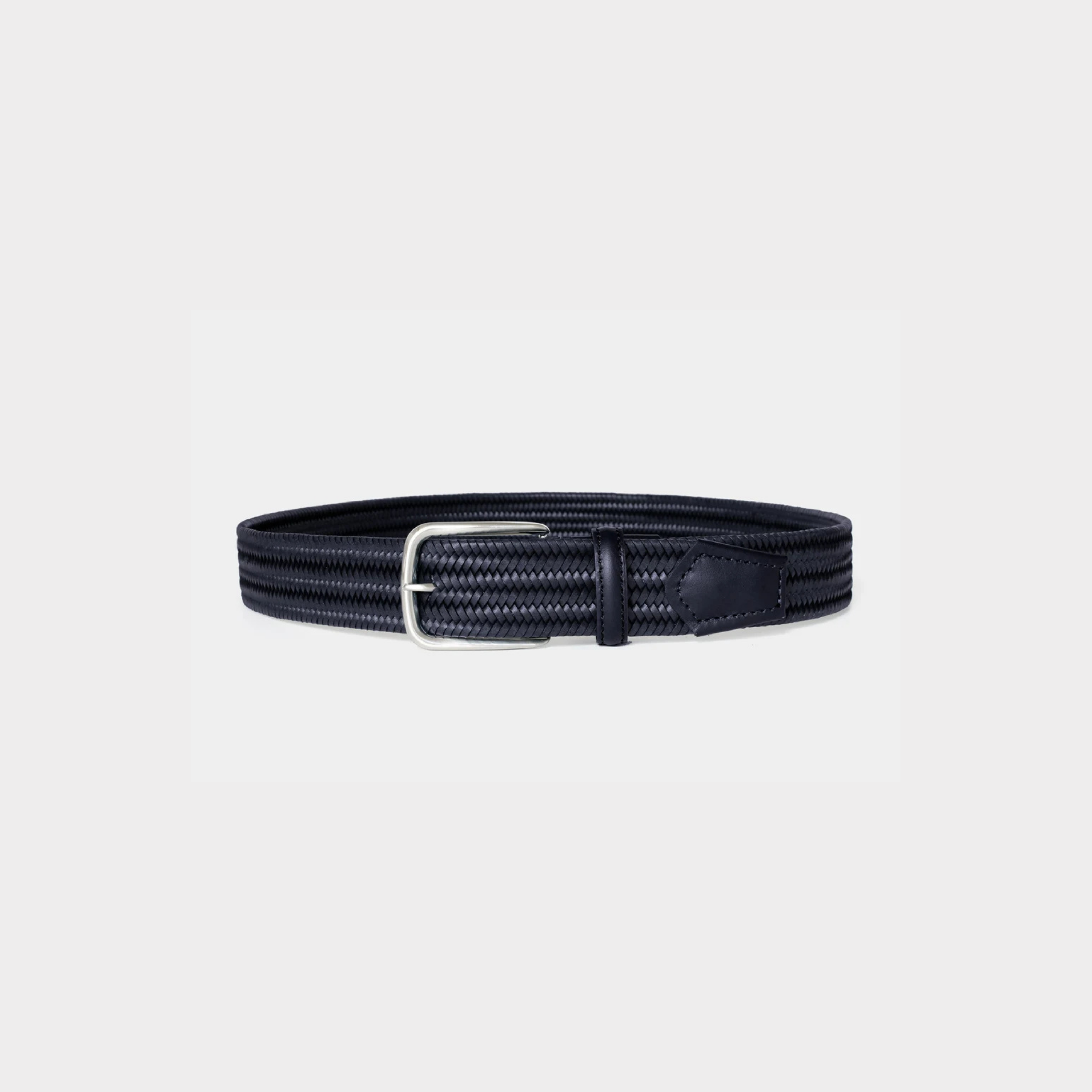 Robert Charles Woven Elastic Belt | 1003 Navy