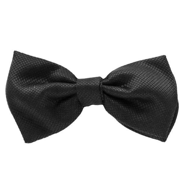 Fellini Classic Jacquard Bow Tie | Black