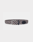 Robert Charles Woven Elastic Belt | 1005 Multi Navy/Brown/White