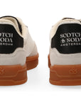 Scotch & Soda Slim Sneaker | White/Black