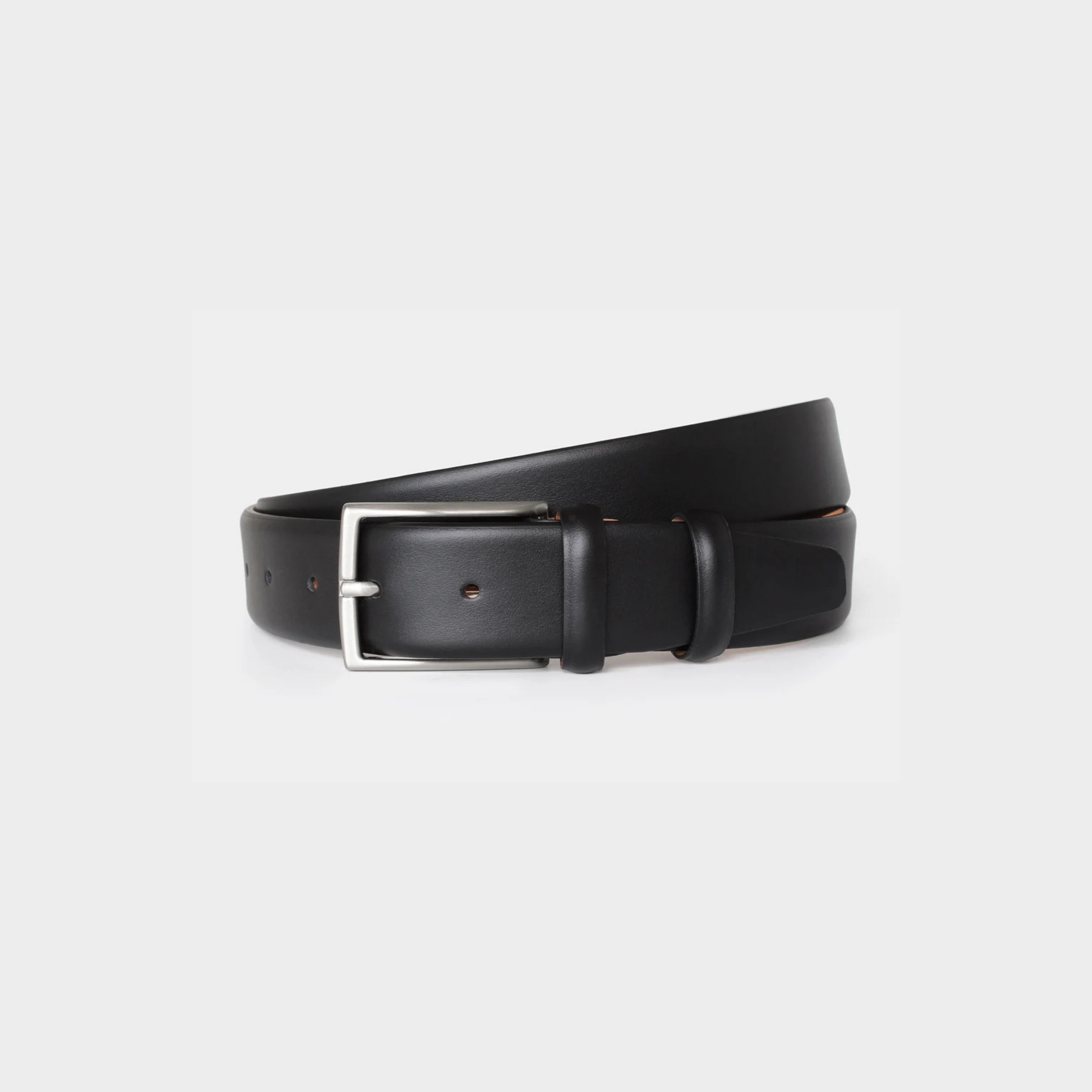 Robert Charles Leather Belt | Feather Edge Black
