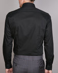 Abelard Santo Slim Spec Long Sleeve Shirt | Black