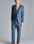 Ted Baker Adlers Suit | Mid Blue Check