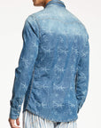 Gaudi Starburst Denim Shirt | Blue