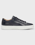BOSS Gary Leather Sneaker | Navy
