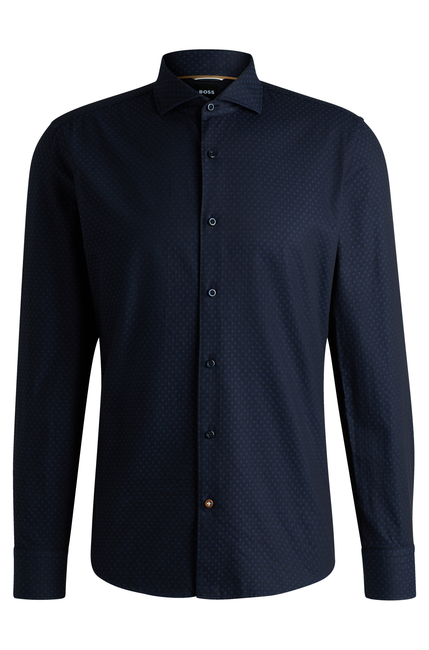 BOSS Hal Shirt | Navy Diamond