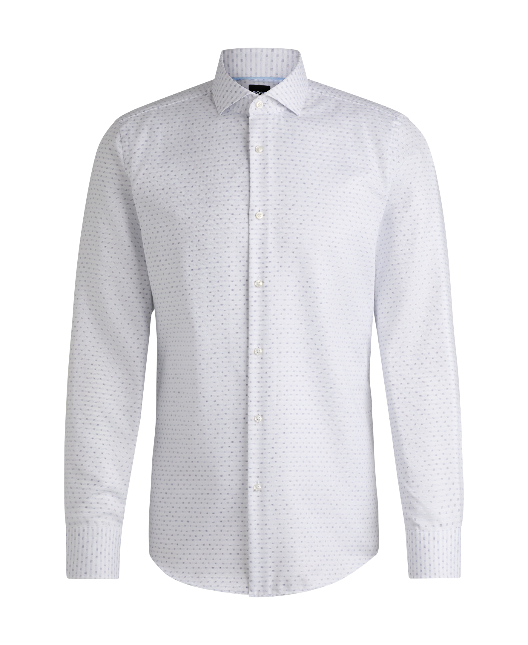 BOSS Hank Shirt | White Geo Print