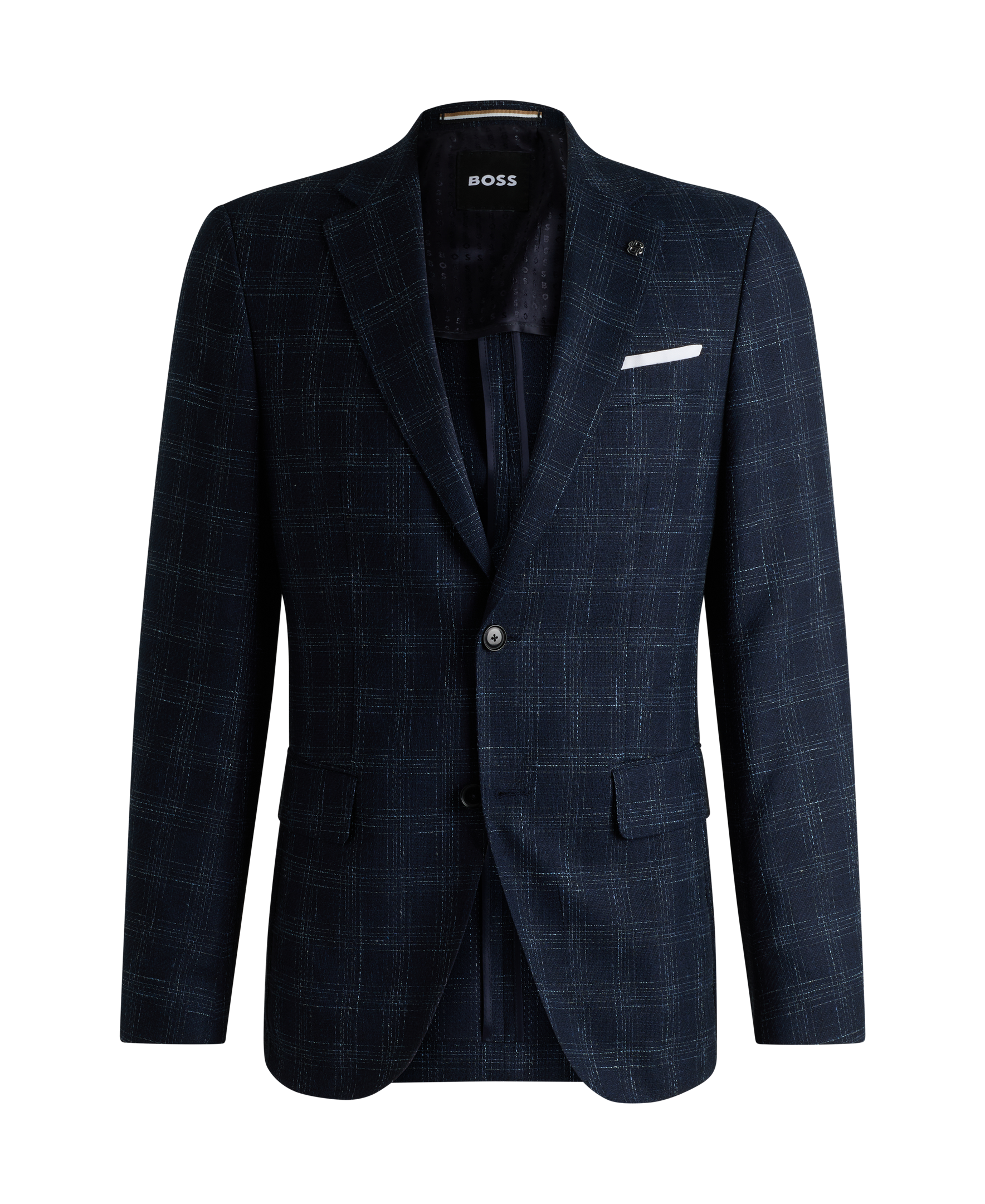 BOSS Hutson Blazer | Dark Navy Check