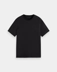 Scotch & Soda Essential Logo Tee | Black