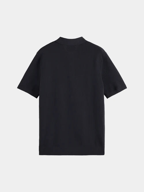 Scotch &amp; Soda Knit Polo Shirt | Night