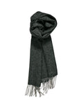 Fellini Italian Wool Scarf | Charcoal Marle