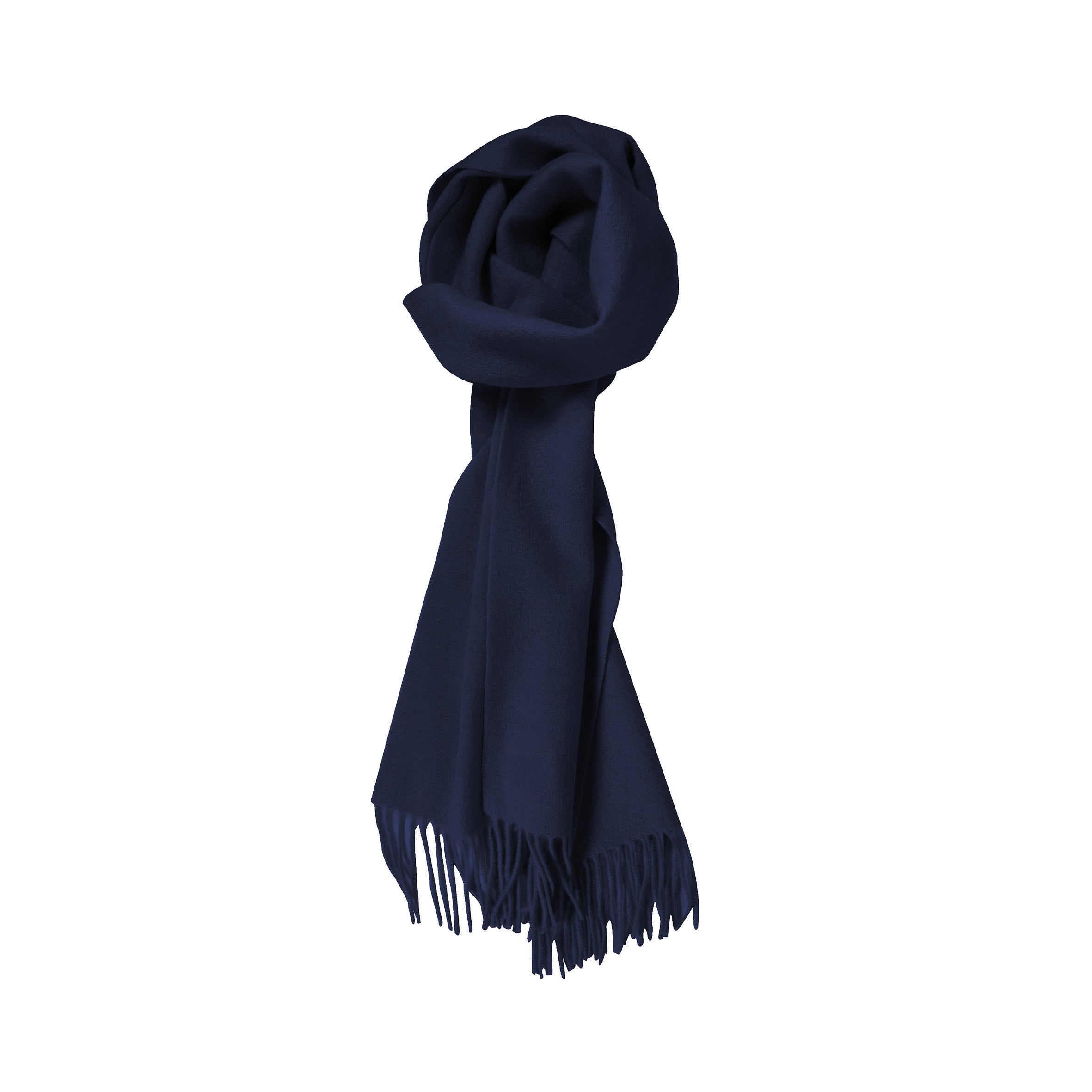 Fellini Italian Wool Scarf | Navy