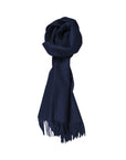 Fellini Italian Wool Scarf | Navy