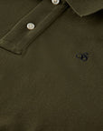 Scotch & Soda Pique Polo Shirt | Military