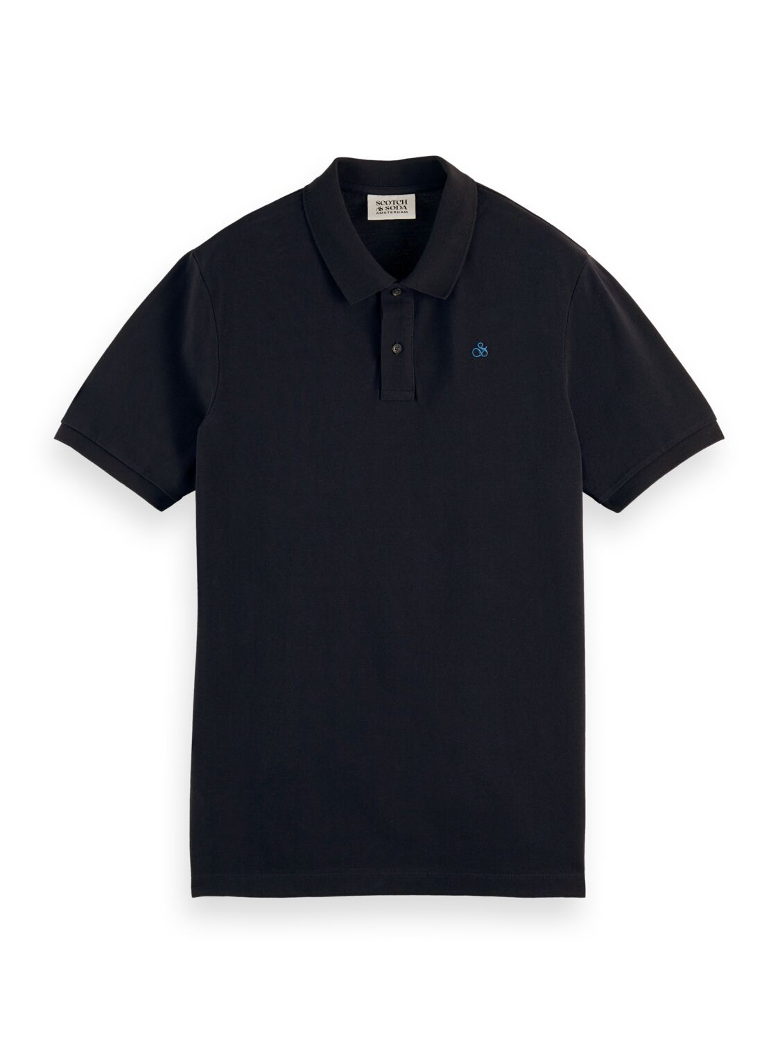 Scotch &amp; Soda Pique Polo Shirt | Night