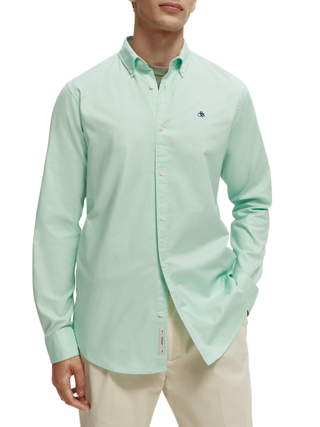 Scotch &amp; Soda Organic Oxford Shirt | Mint