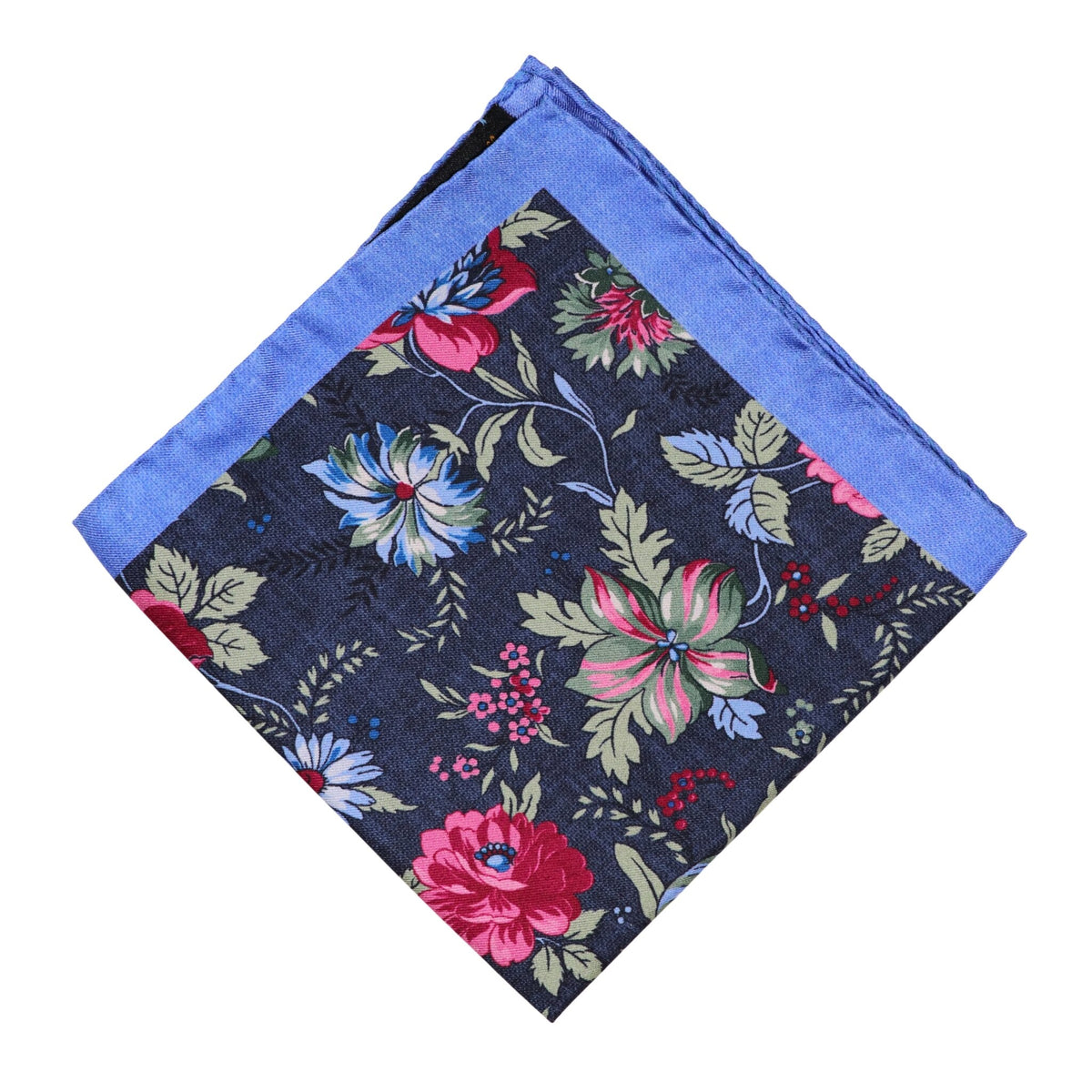 Monti Castello Silk Pocket Square | Spring Garden