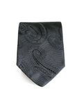 Parisian 1919 Silk Tie | Black Paisley