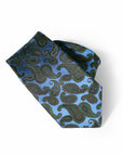 Parisian 1919 Silk Tie | Winter Blue Paisley