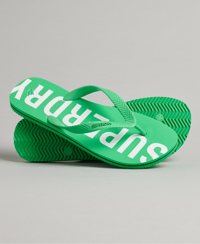 Superdry Code Essential Flip Flops | Green