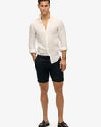 Superdry Merchant Linen Shorts | Eclipse Navy