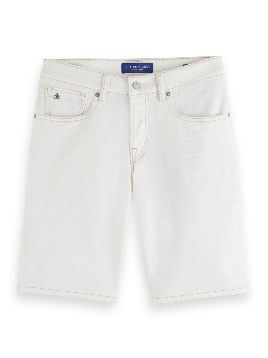 Scotch &amp; Soda Ralston Ecru Denim Short | North Sea