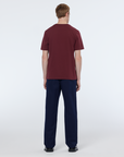 Scotch & Soda Logo T-Shirt | Bordeaux